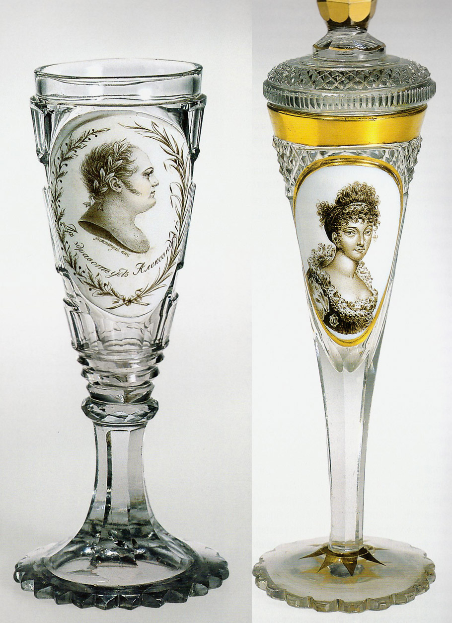 Императорский стекольный завод Царская Россия Произведения мастеров ...