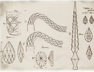 подвески и детали люстр  из хрусталя  реставрация хрустальных деталей люстр