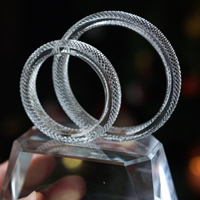 хрустальные свадебные кольца подарок на годовщину свадьбы венчание